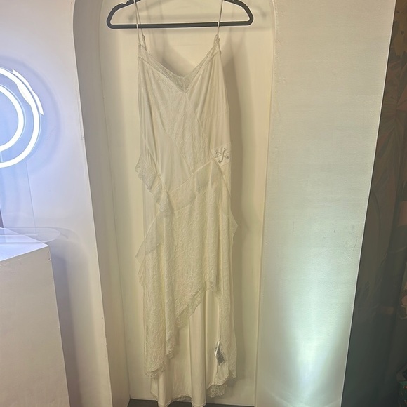 Guess Asymmetrical White Cream Sundress - Picture 1 of 6